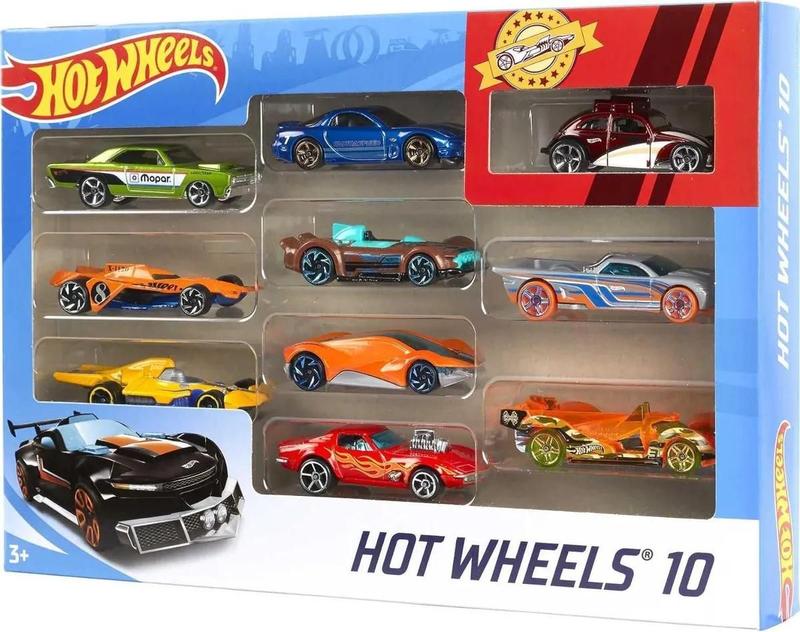 Hot Wheels Originais Pack 10 Carrinhos Sortidos 54886 Mattel
